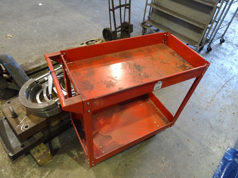Clarke mobile parts trolley, 30x16" tray