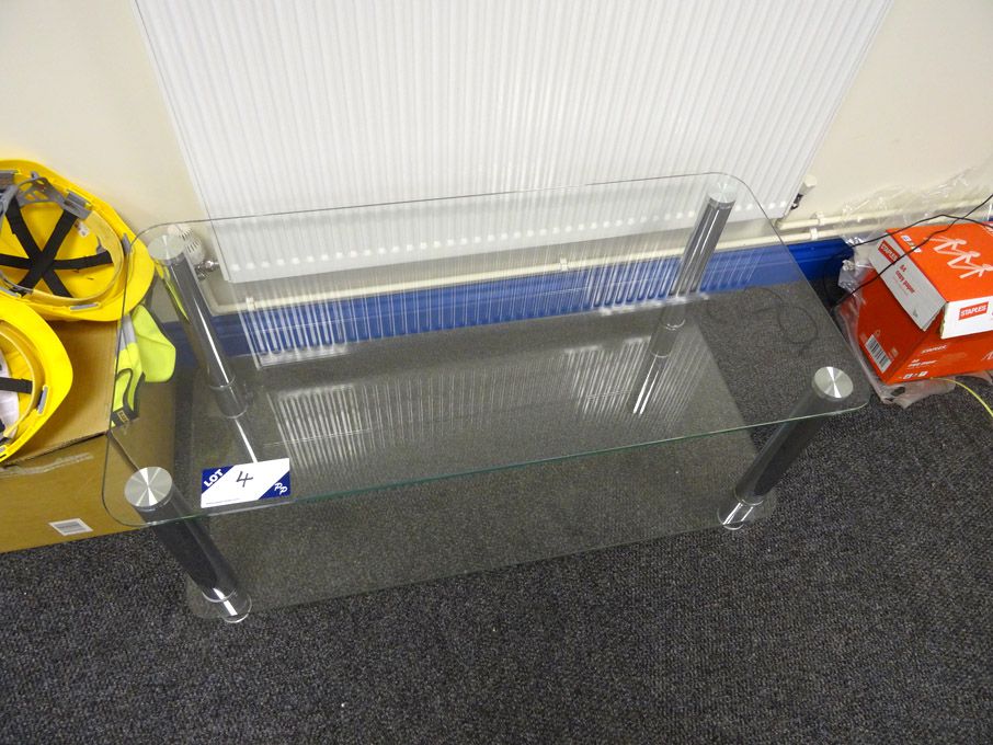 1000x500mm glass coffee / TV table