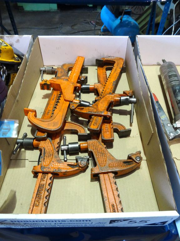 9x Carver clamps to 300mm