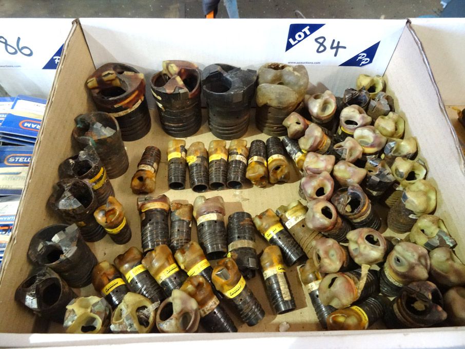 Qty various size Sandvik etc deep hole drilling he...