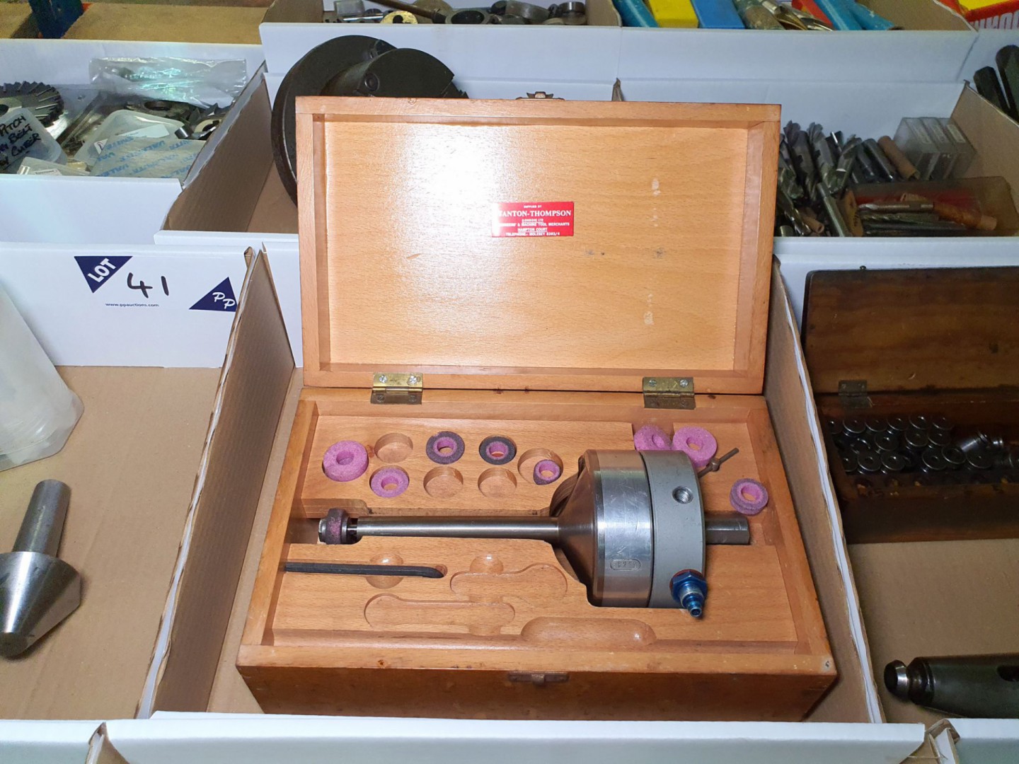 Stanton Thompson jig grinding spindle