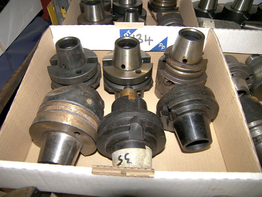 Qty various Kennametal tool holders etc