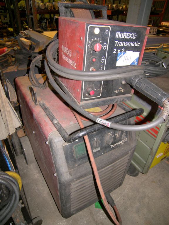 Murex Transmig 353 mig welder with Murex Transmati...