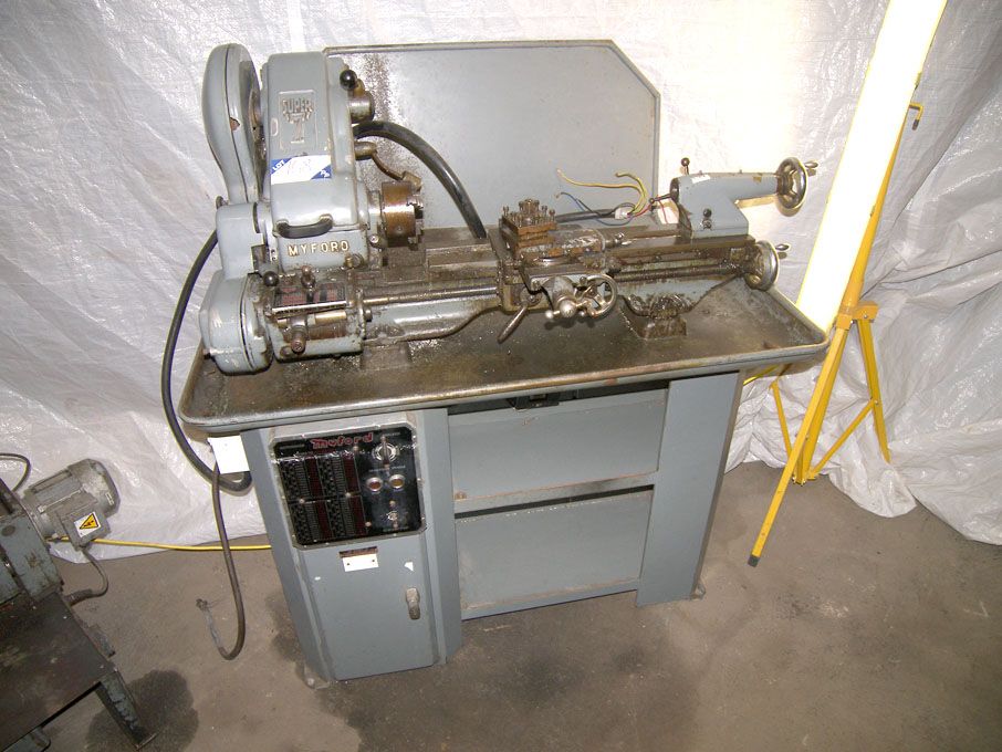 Myford Super '7' model makers lathe, 3 1/2" CH x 1...