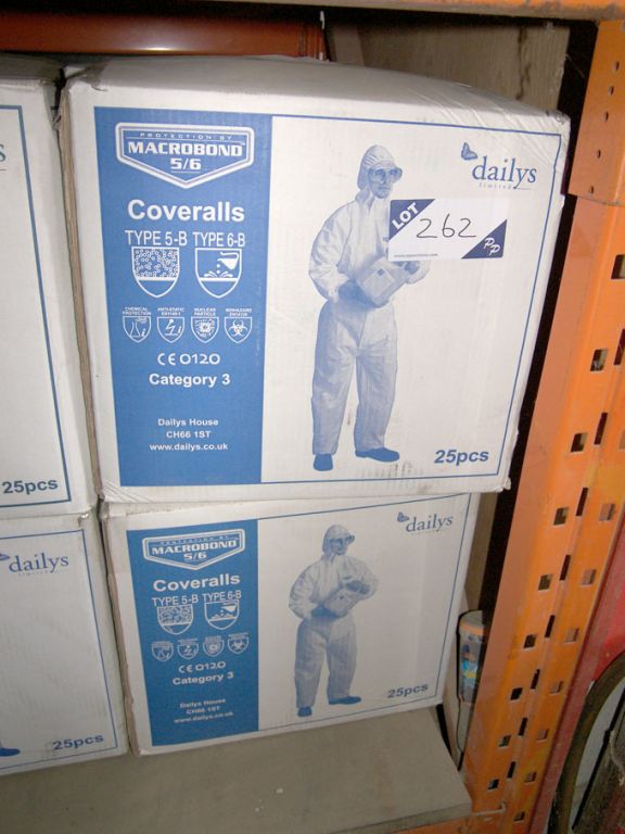 75x XL & 25x XXL Macrobond type 5 & 6 coveralls (b...