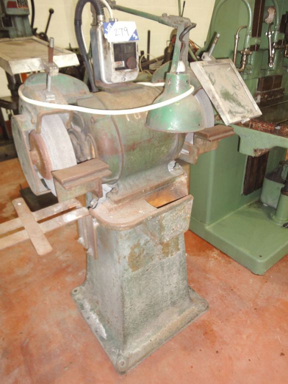 Gromac No1 12" double ended grinder on base