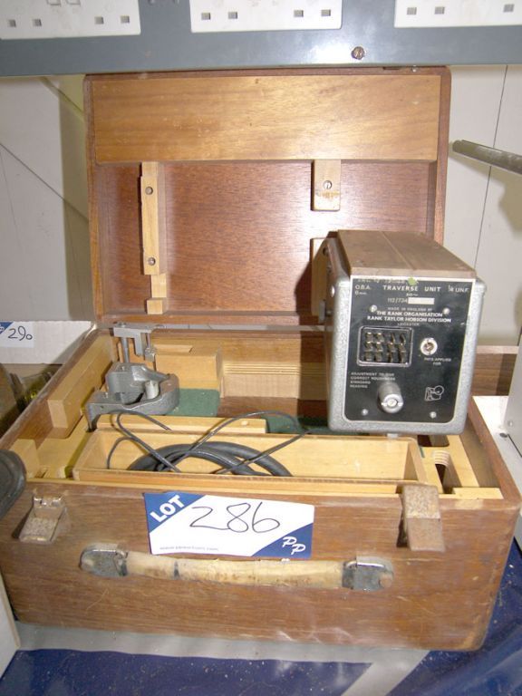 Taylor Hobson OBA 6mm traverse unit with equipment...
