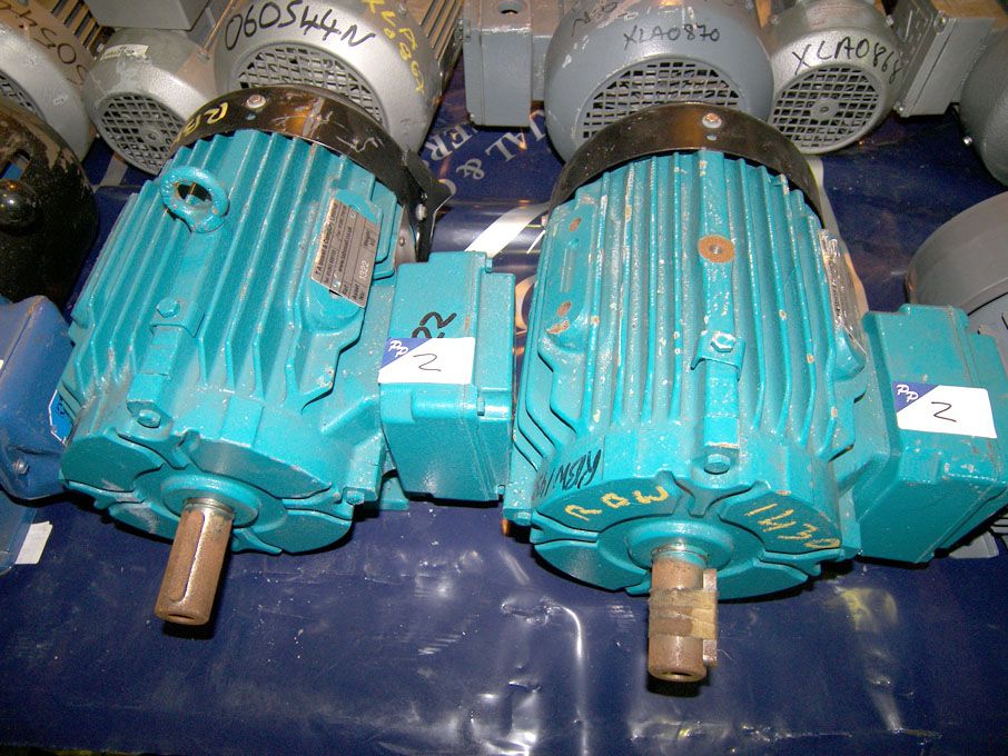 2x Brook Crompton 240v motors, 2.2kW @ 1415rpm