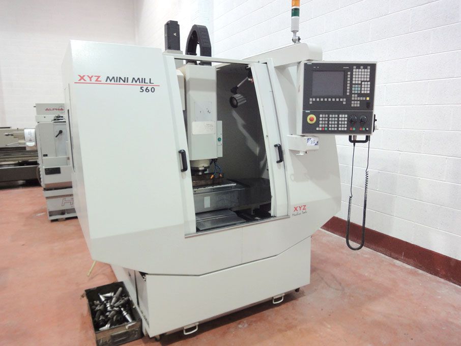 XYZ Minimill MF560 CNC VMC, 610x370mm table, 10 to...