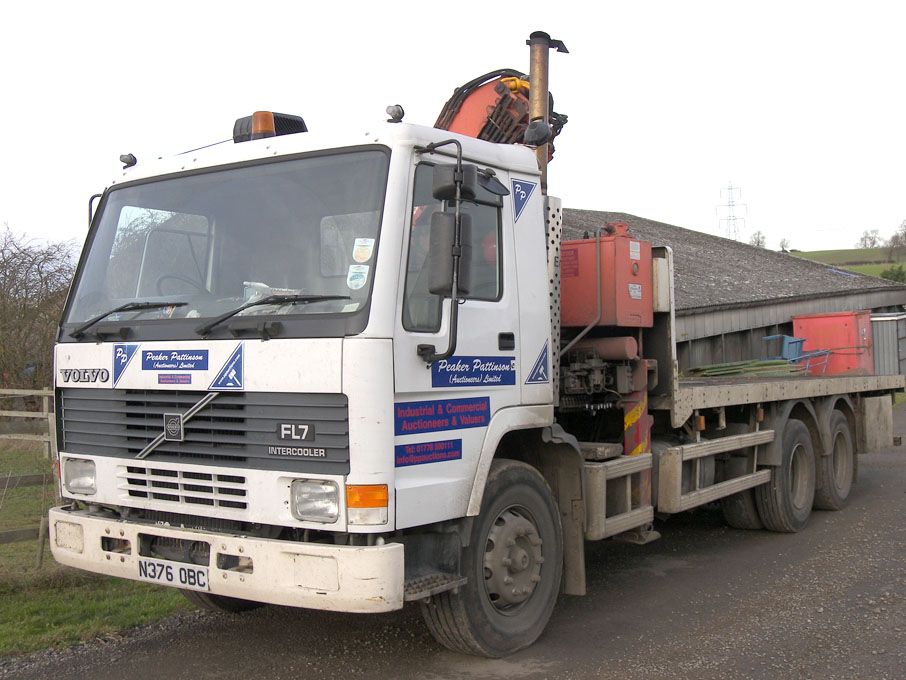 Volvo FL7 26 tonnes lorry, 6x4 (3 axle) rigid body...