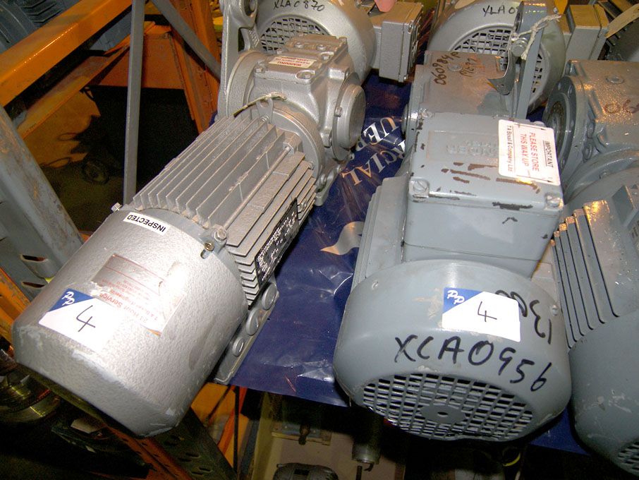 Flender 3 phase motor / gearbox, 2.2kW @ 230rpm &...