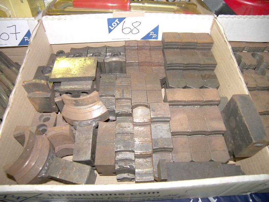 Qty various chuck jaws in 3 boxes