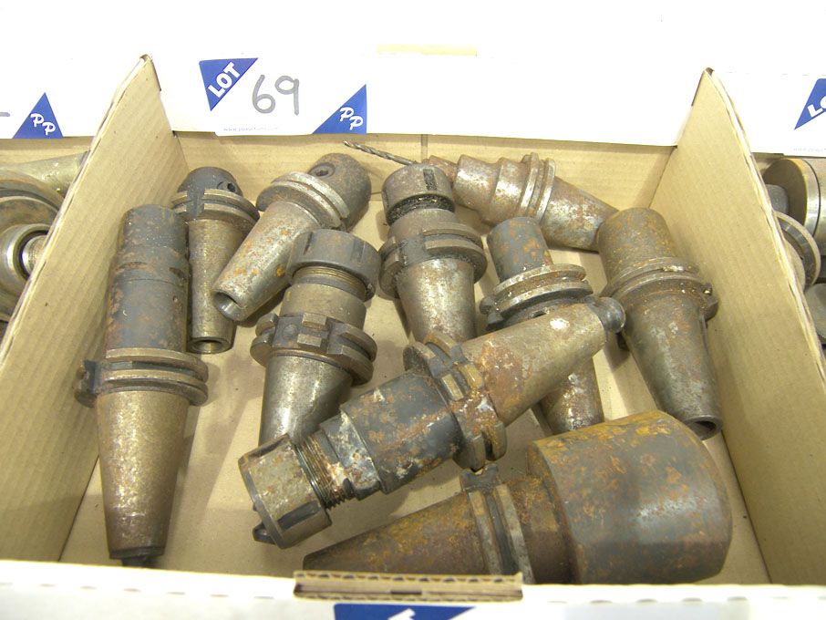 Qty various 40 int tool holders