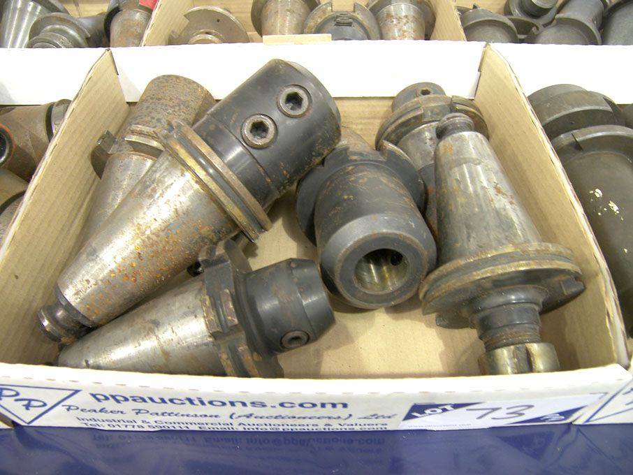 Qty various 50 int tool holders