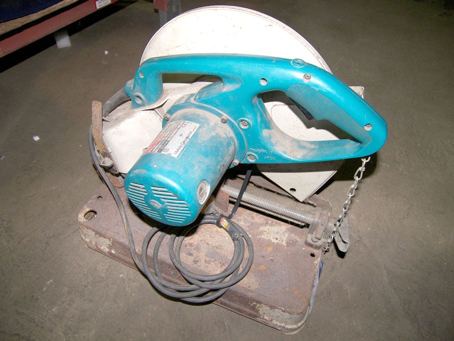 Makita 2414B pull down saw, 110v, 355mm dia blade