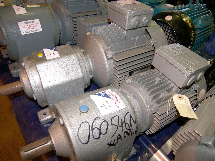 SEW Eurodrive 3 phase motor / gearbox, 1.5kW @ 99r...