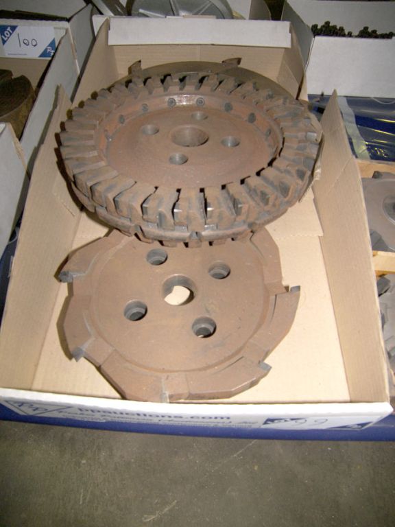 3x tip side & face milling cutters to 14" dia appr...