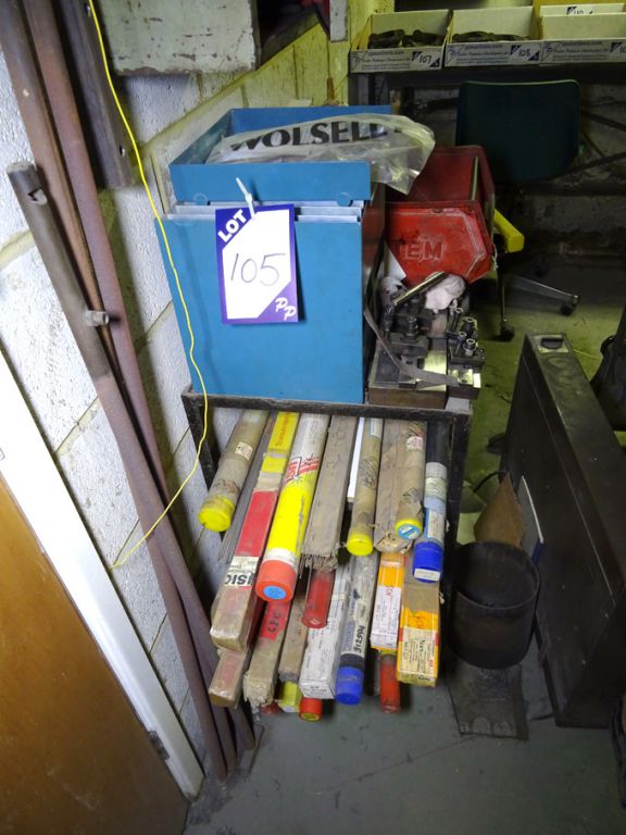 Qty various welding rods inc: SIF, Oerlikon etc go...
