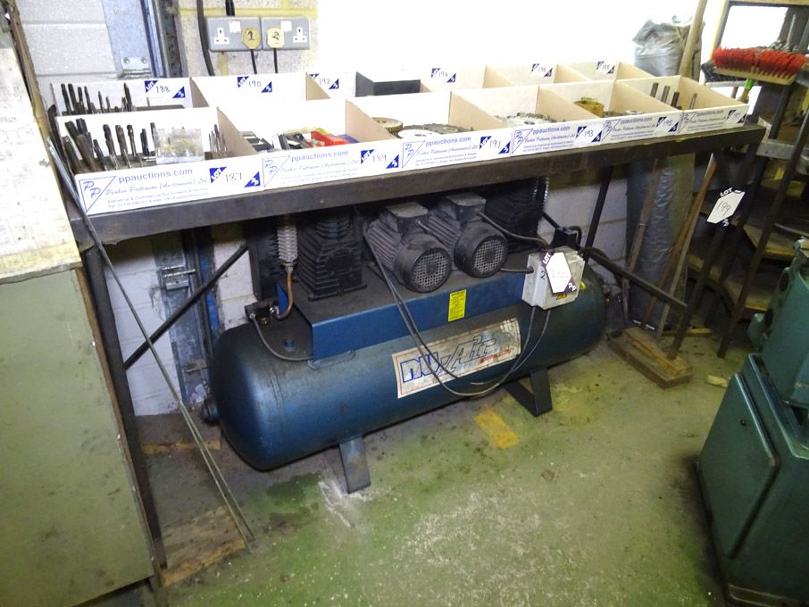 Metal work bench, 2140x650mm