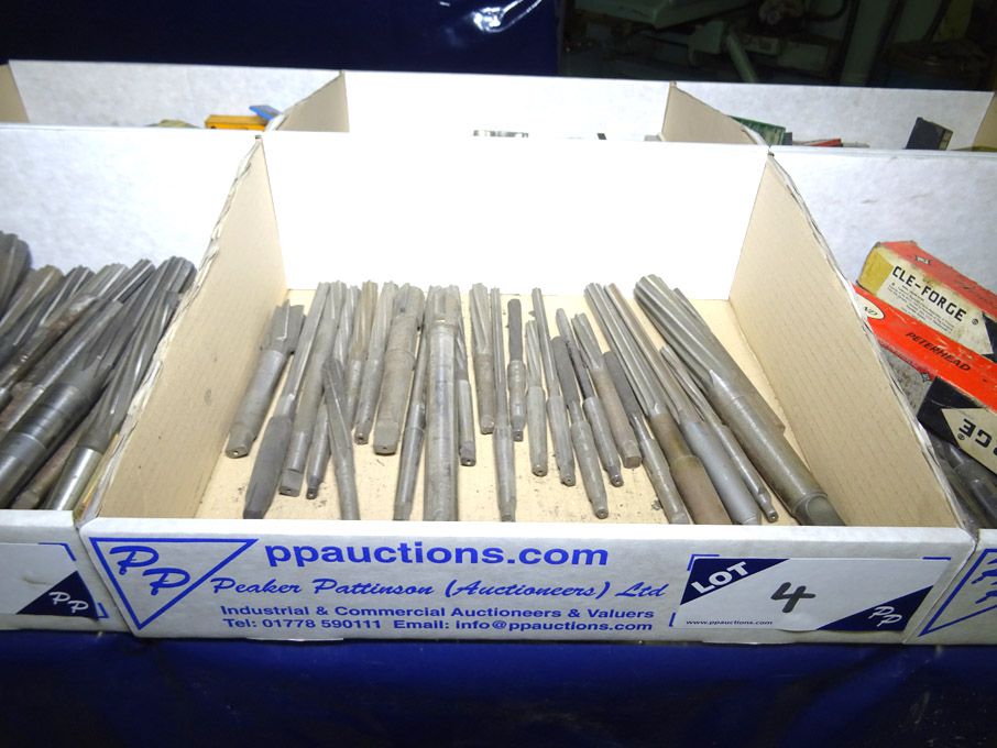 Qty various taper shank reamers to 20mm approx