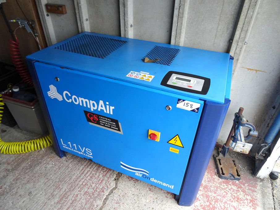Comp Air L11VS rotary packaged compressor, 10 bar,...