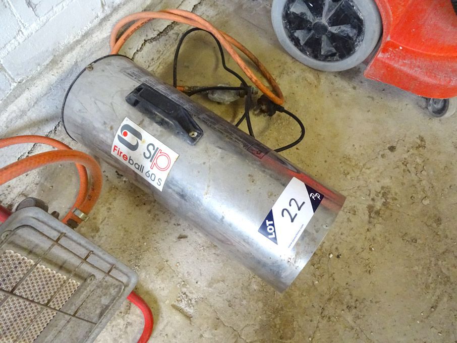 SIP Fireball 60S gas factory space heater, 15kW -...