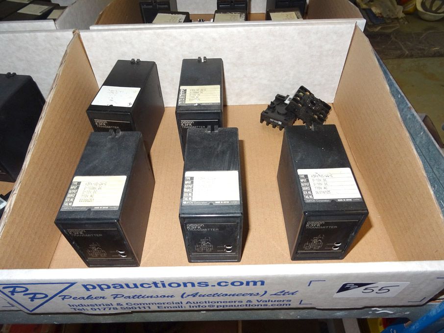 5x Omron K3FK-VS-24-C transmitters - Lot located a...