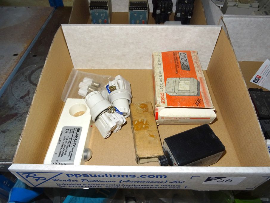 Qty Blakley, Racal, RS etc timers, PIR, leak senso...