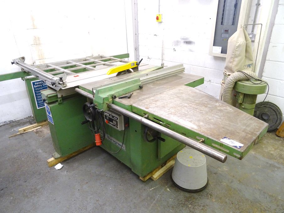 Wadkin Bursgreen table / panel saw, 1070x600mm tab...