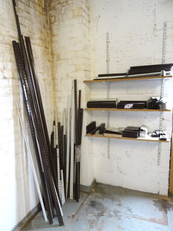 Qty F Pro etc light duty wall mounted shelving, ad...