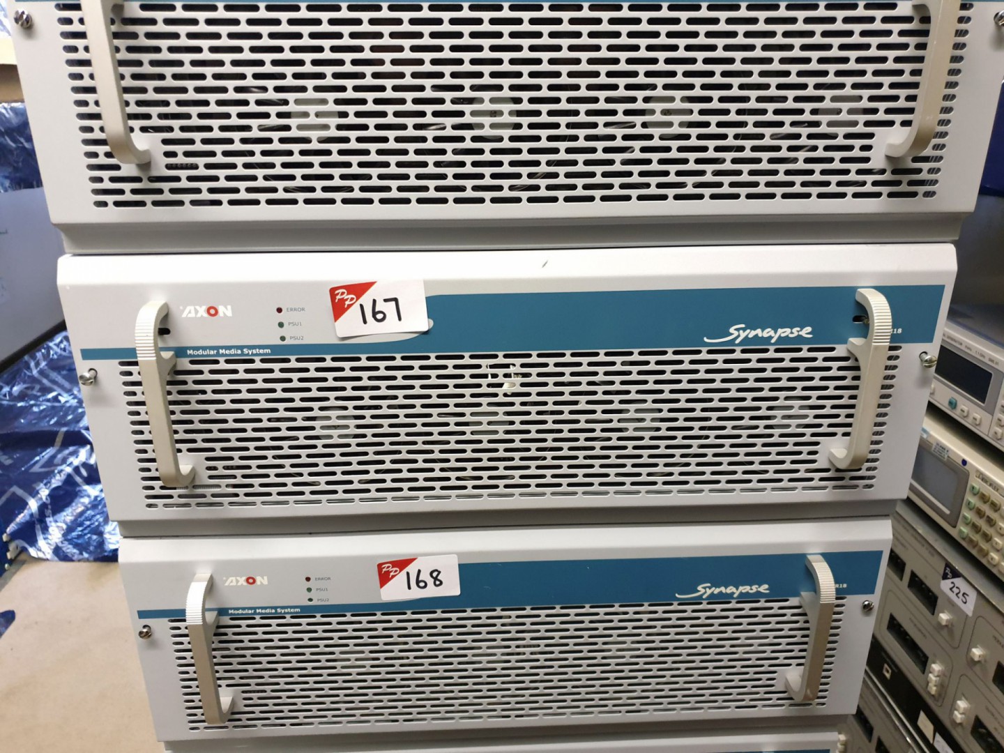 Axon Synapse SFR18 modular media chassis inc: 3x H...