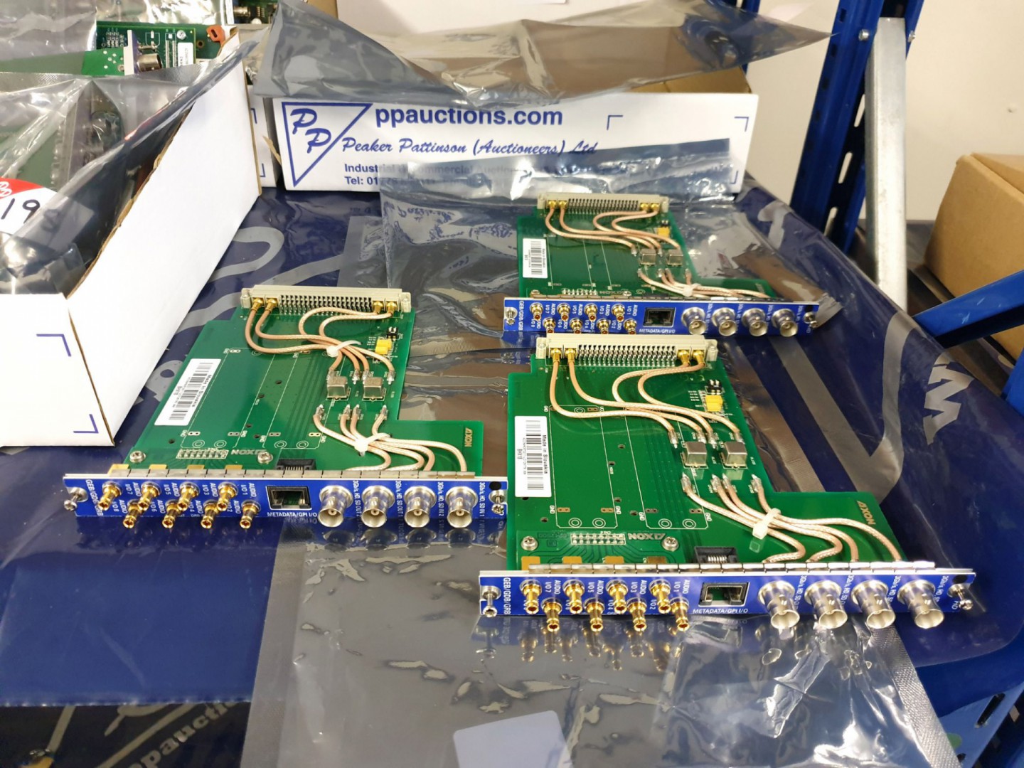 3x Axon GEB/GDB/GRB rear input cards