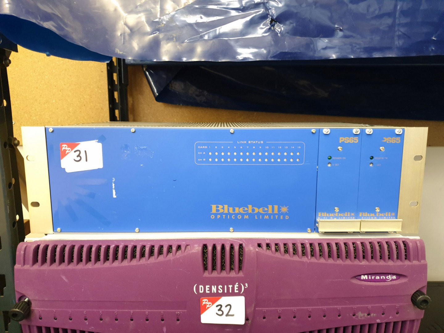 Bluebell Opticom Ltd 15 slot chassis, PS65 PSU