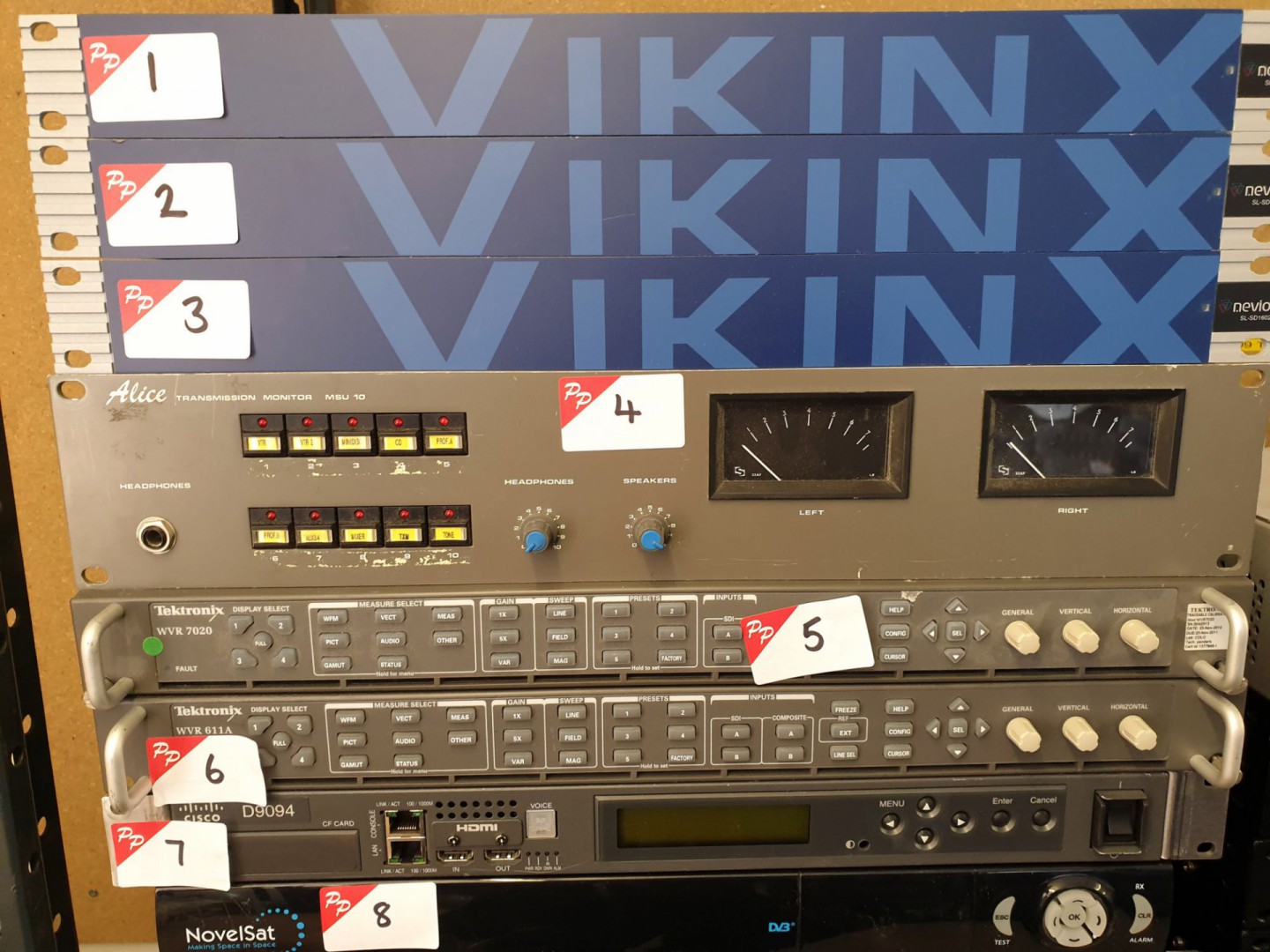 Alice MSU 10 transmission monitor, 10 inputs
