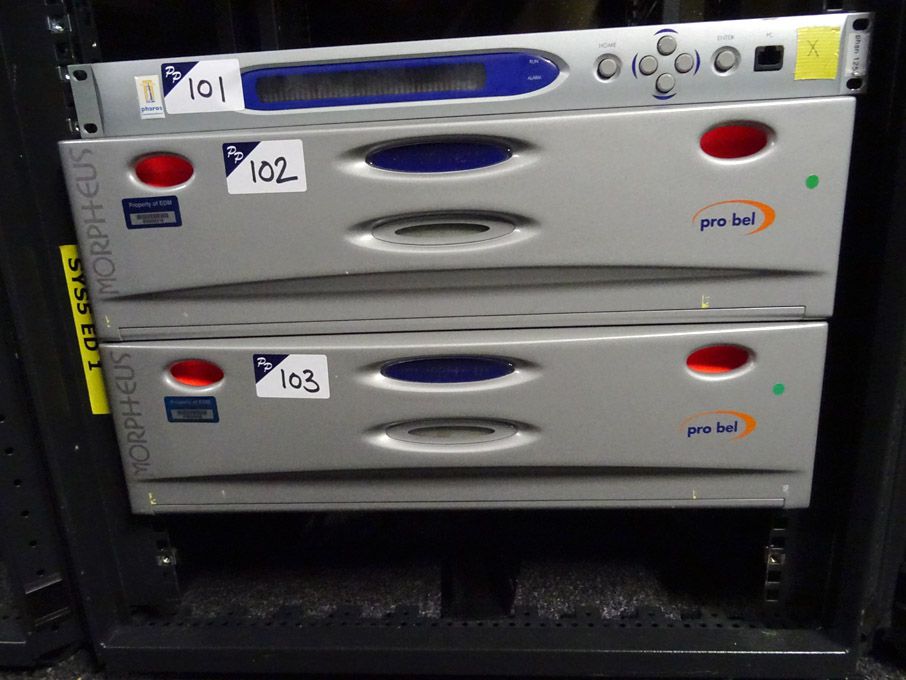 Probel Morpheus chassis with 6x Mor-2330 plug in c...