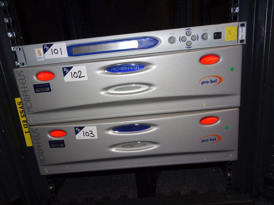 Probel Morpheus chassis with 6x Mor-2330 plug in c...