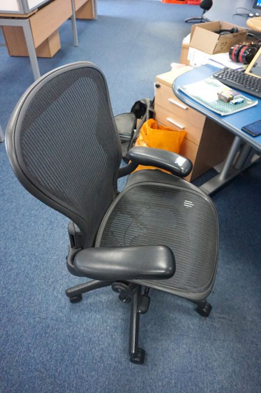 Herman Miller black office swivel chair