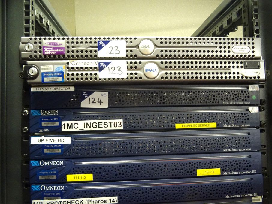 2x Omneon MediaPort 5400/5500HD, Omneon MediaPort...