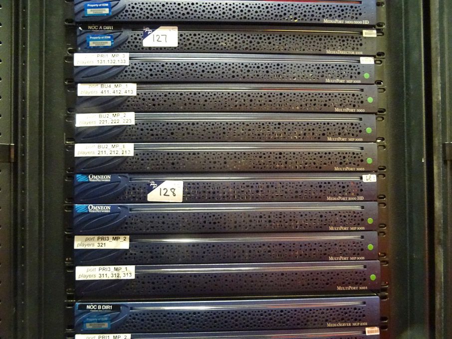 Omneon MediaPort 5000HD, 2x Omneon Multiport MIP30...