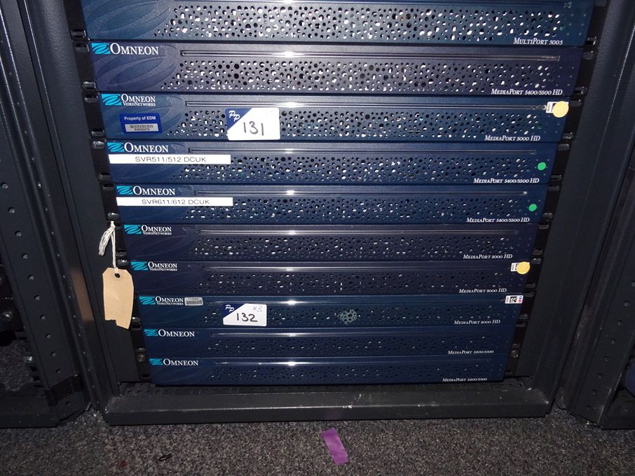 Omneon MediaPort 5000HD, 2x Omneon MediaPort 5200/...