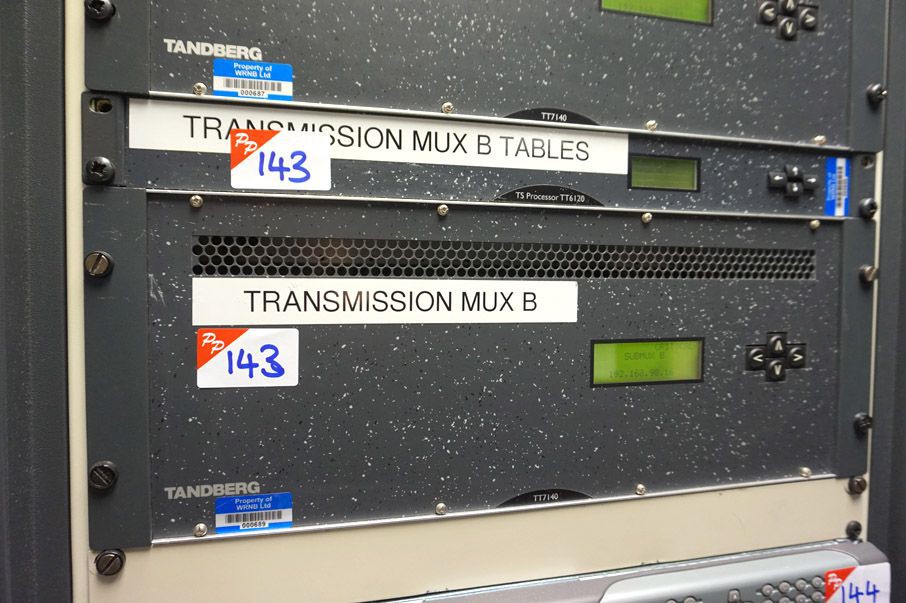 Tandberg TT6120 TS processor, Tandberg TT7140 tran...