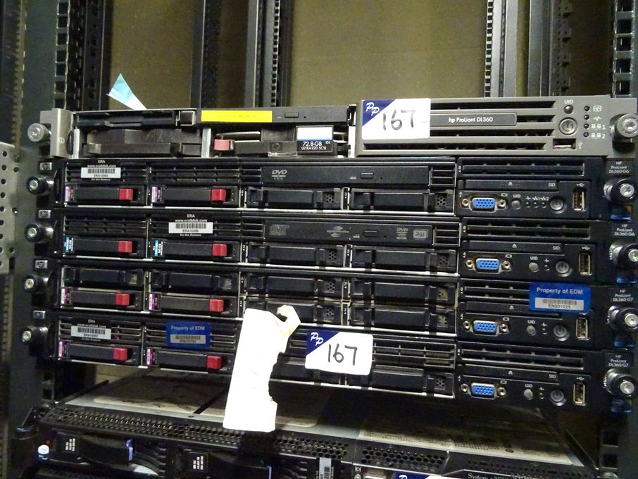 5x HP ProLiant DL360 Intel Xeon servers