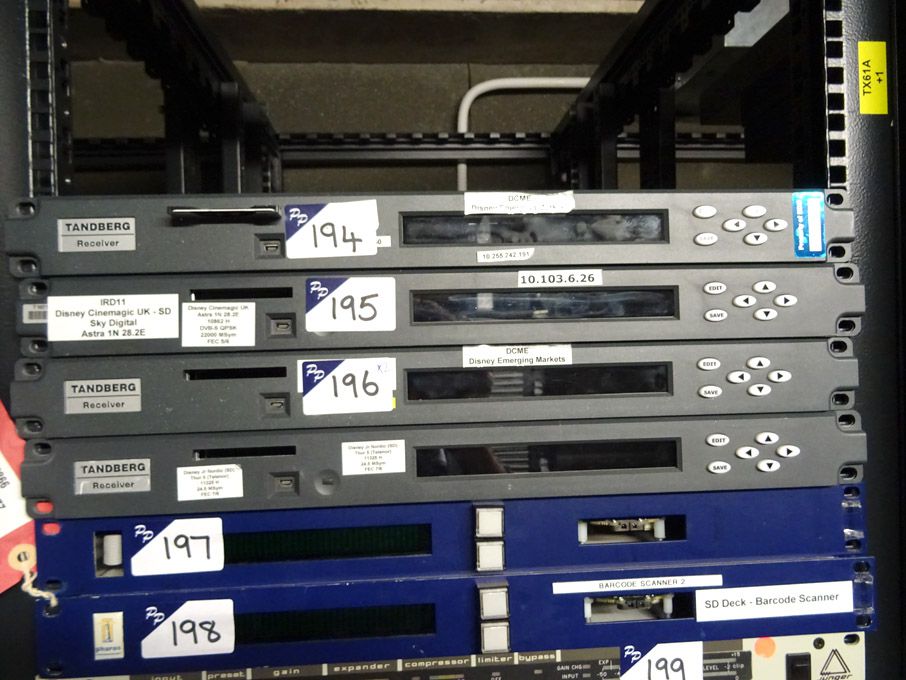 2x Tandberg 1U receiver