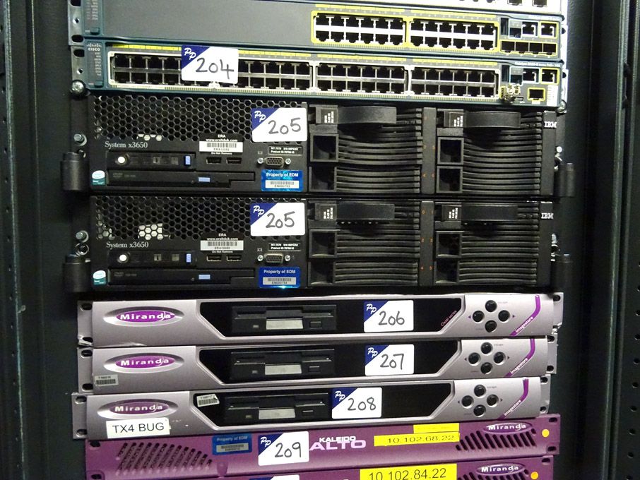 2x IBM X3650 System servers