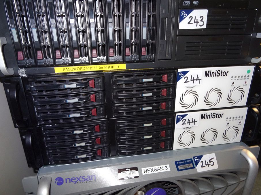 2x Ministor media servers, 6x hard drives