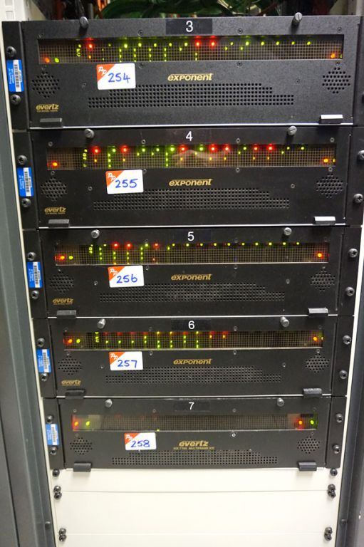 Evertz Exponent 500FR compact distribution frame w...
