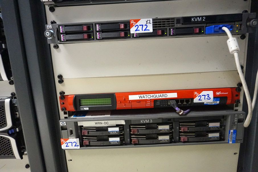 HP Proliant DL360 G5, HP Proliant DL380 rack type...