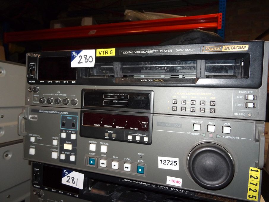 Sony DVW-A510P Digital Betacam digital video casse...