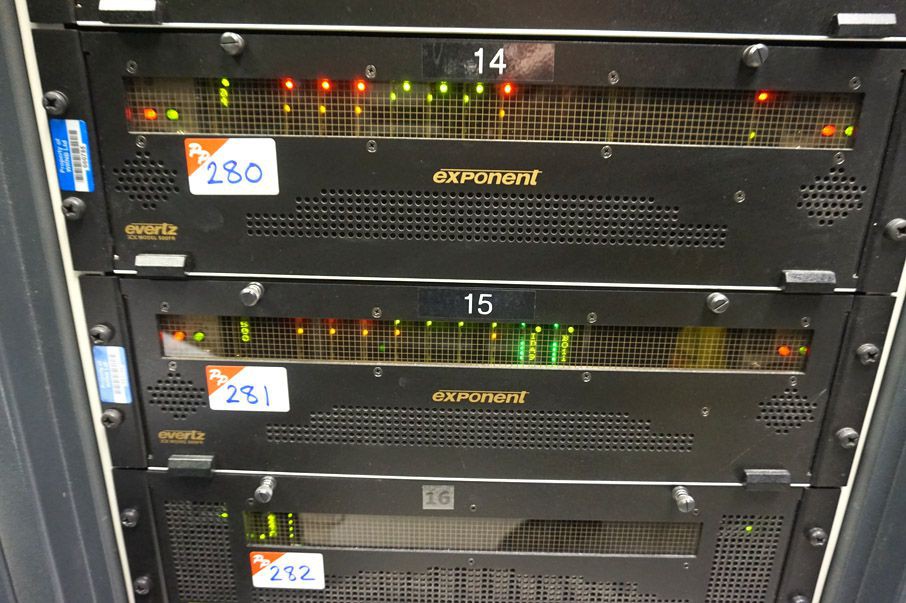 Evertz Exponent 500FR compact distribution frame w...
