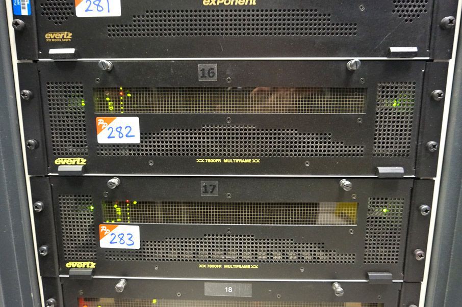 Evertz Exponent 500FR compact distribution frame w...